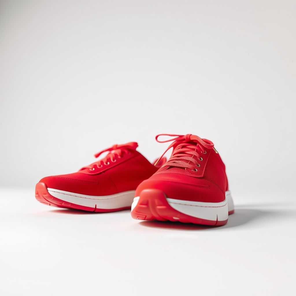 Women's Sneakers (Red)