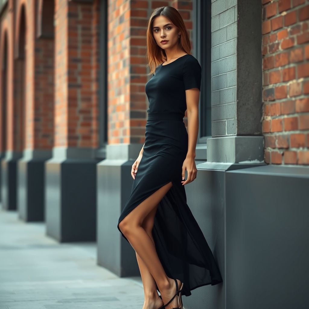 Unisex Skirt (Black)